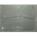 3 Compartment Disposable Food Tray Lid (600 Pcs)